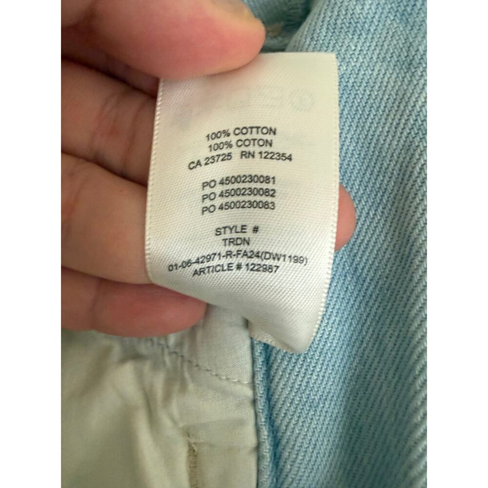 Babaton Artizia Blue Formula Wide Leg Jeans Size 8 Pleated Y2K Modern Minimal - Picture 9 of 9